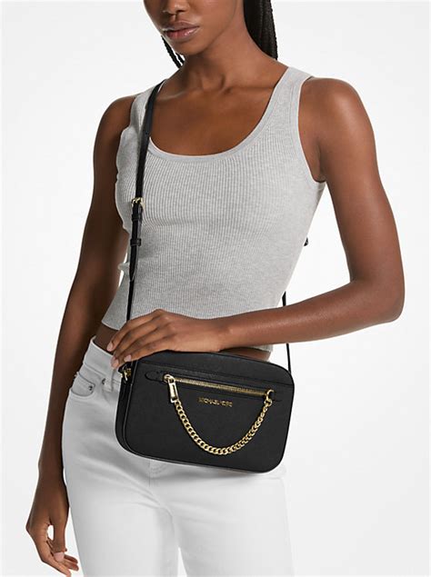 michael kors barolo handbag|Jet Set Large Studded Saffiano Leather Crossbody Bag .